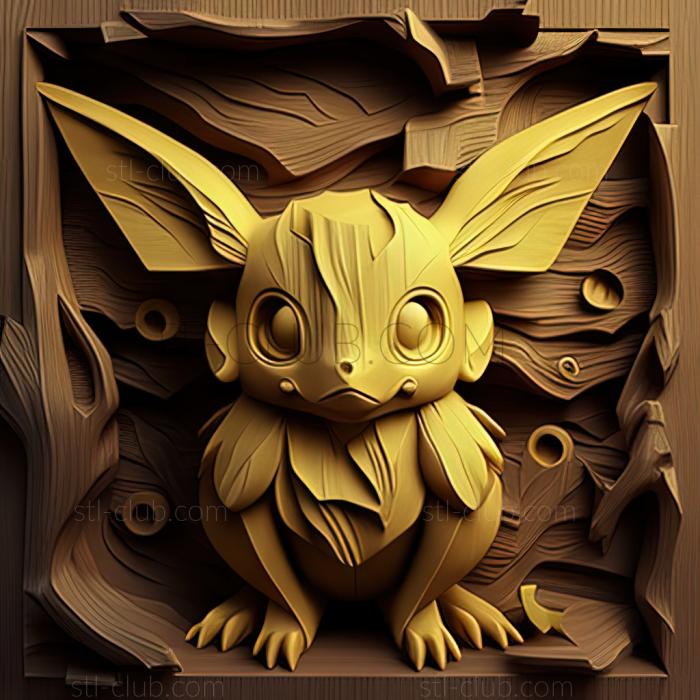 3D model st Pichu from Pokemon (STL)